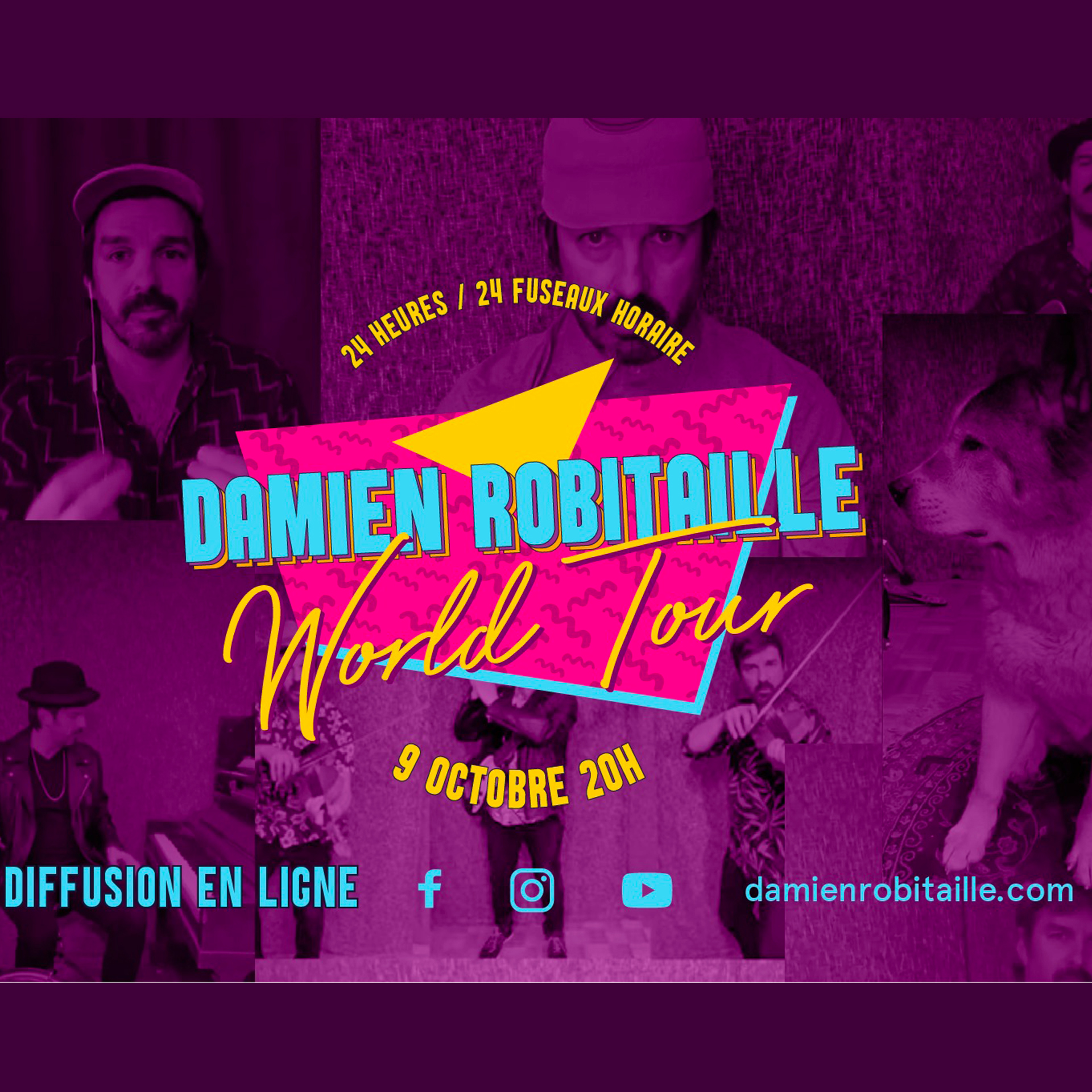 DAMIEN ROBITAILLE – WORLD TOUR