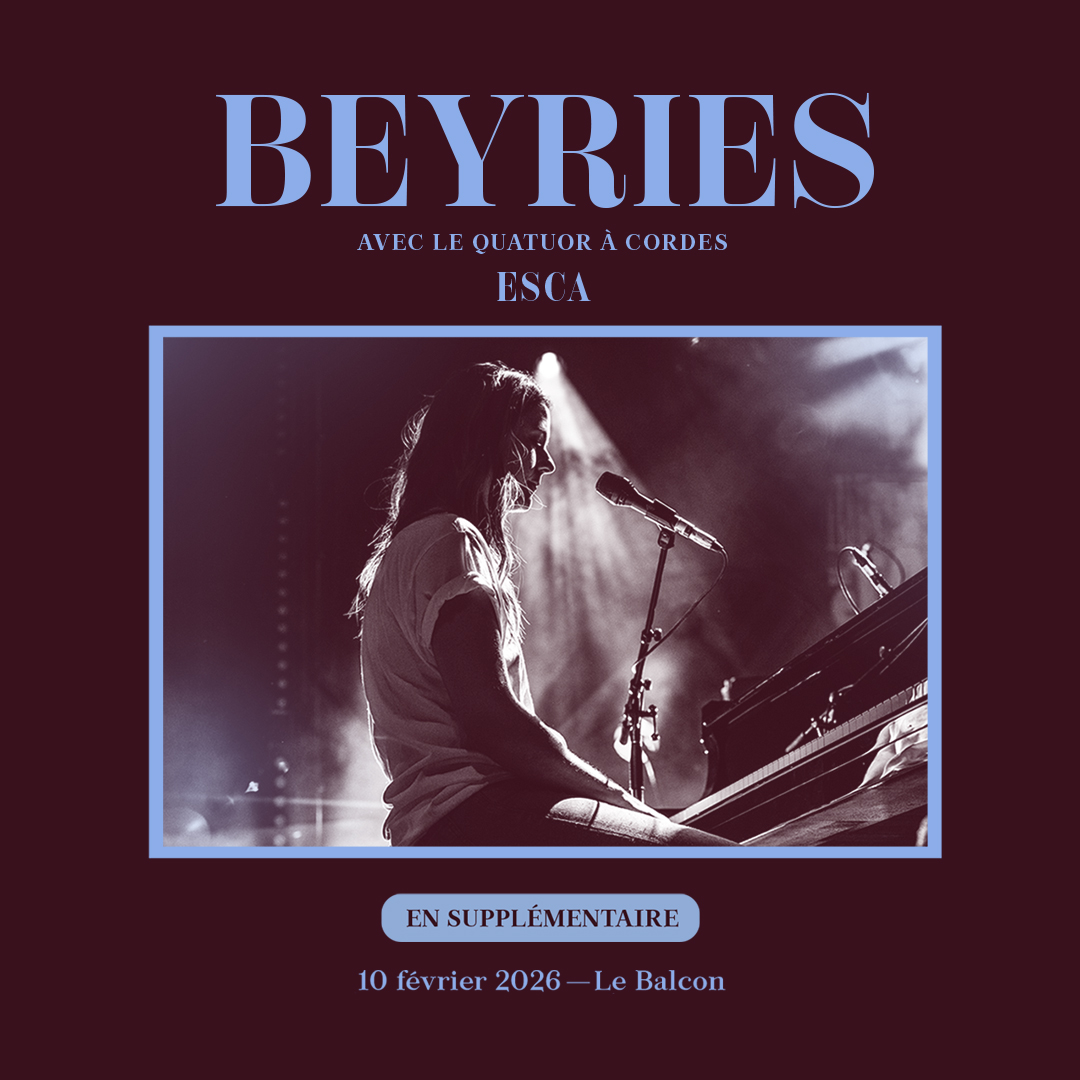 BEYRIES en SUPPLÉMENTAIRE avec le Quatuor Esca