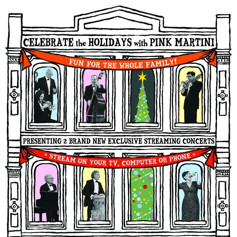 PINK MARTINI présente deux concerts virtuels des fêtes
